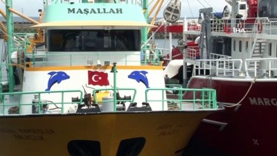  Palamuttan aradığını bulamayan Trabzonlu balıkçıların umudu hamsi oldu 