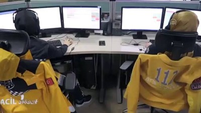 112 Acil Komuta görevlileri vatandaşın huzuru için yeni yıla çalışarak girdi - KAHRAMANMARAŞ 