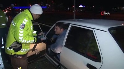  Konya’da yılın ilk trafik cezası, alkollü sürücüye kesildi 