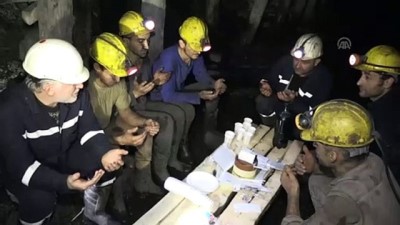 komur ocagi - Yeni yılı maden ocağında karşıladılar - ZONGULDAK  Videosu