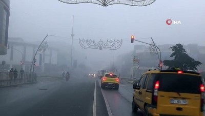  Sis görüş mesafesini 10 metreye düşürdü 