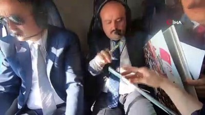 boru hatti -  Bakanı Pakdemirli, KKTC'ye su taşıyan boru hattındaki sorunu havadan inceledi  Videosu