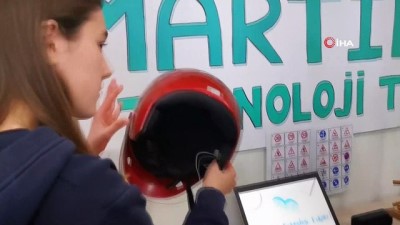  Liseli mucitlerden kasksız motor kullanımını önleyen buluş 