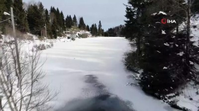 karli hava -  Balıklıgöl buz tuttu, vatandaşlar horon tepip fotoğraf çektirdi  Videosu