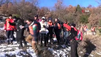  Zorlu parkurda yön bulma ve arama eğitimi 