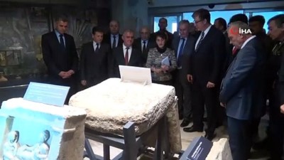  TANAP kazılarında bulunan tarihi eserler Bandırma Müzesi'nde sergilenmeye başlandı