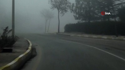 karayollari -  Aksaray'da yoğun sisten göz gözü görmedi  Videosu