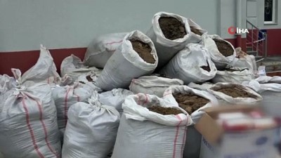  Ergene’de 1 ton kaçak tütün ele geçirildi 