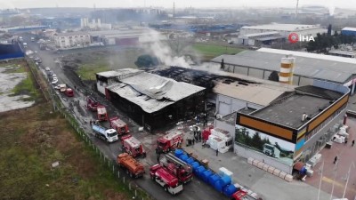 boya fabrikasi -  Fabrika yangınında facianın eşiğinden dönüldü  Videosu