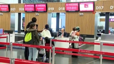 tatil heyecani -  İstanbul Havalimanı’nda yarıyıl tatili yoğunluğu Videosu