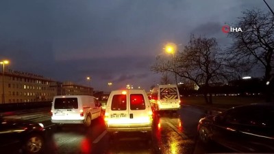  İstanbulluların trafik çilesi böyle görüntülendi
