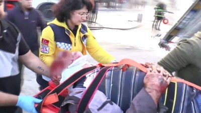 agir yarali -  Kocaeli’de 1’i ağır 3 kişinin yaralandığı kaza saniye saniye kameralara yansıdı  Videosu