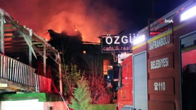 nadan -  Safranbolu’da 2 katlı kafe çıkan yangında kül oldu  Videosu