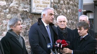 tarihi bina -  Kültür ve Turizm Bakanı Mehmet Nuri Ersoy: “Proje güzergahı üzerinde yer alan tarihi binalar kiralanarak restorasyon yapılacak”  Videosu
