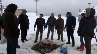  Karla kaplı yaylalarda muhteşem görüntüler 