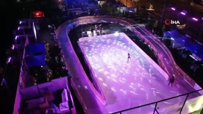 buz pateni -  Sömestr tatilinde öğrenciler Buzfest’e akın etti  Videosu