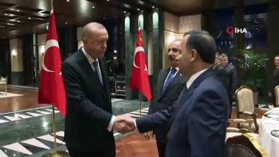  Cumhurbaşkanı Erdoğan, yasama, yürütme yargı organı temsilcileri ile bir araya geldi