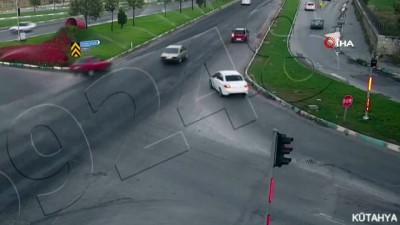  Kütahya’da saniye saniye kaza anları 