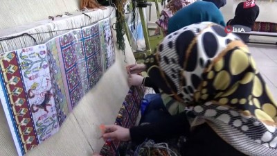 el emegi goz nuru -  Metrekaresinde binlerce düğüm olan halılar 4 bin liraya satılacak  Videosu