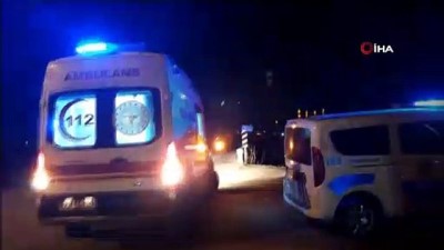  Otomobil köprüden uçtu: 1 yaralı 