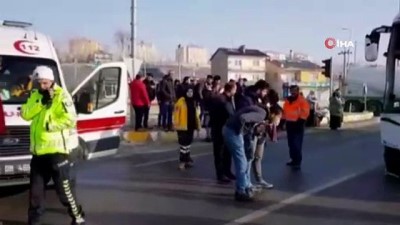  Tanker ile yolcu otobüsü çarpıştı 