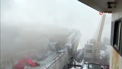 balikci teknesi -  - Rusya’da balıkçı teknesinde yangın  Videosu