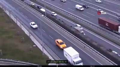 beton mikseri -  Beton mikserinin devrildiği anlar kamerada  Videosu