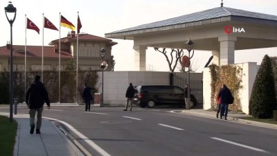  Almanya Başbakanı Angela Merkel, Vahdettin Köşkü'ne geldi 