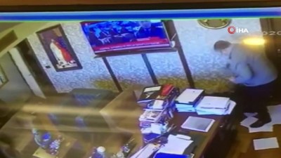  Avukatlık bürosundaki silahlı kavganın güvenlik kamera görüntüleri ortaya çıktı 