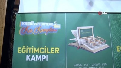 Eğitimciler kampının konuğu Yunus Emre Enstitüsü Başkanı Şeref Ateş oldu