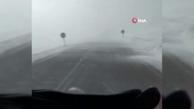  Gürün-Sivas karayolu ulaşıma kapandı