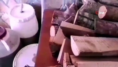 bandrol -  Mersin'de 465 litre sahte içki ele geçirildi  Videosu