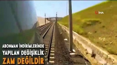  TCDD'den zam iddialarına videolu paylaşım