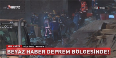 Beyaz Ana Haber deprem bölgesinde