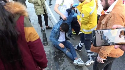  Aşırı alkol alan genç Taksim Meydanında yere yığıldı
