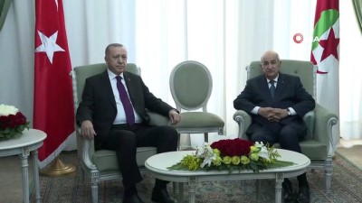  - Cumhurbaşkanı Erdoğan, Cezayir Cumhurbaşkanı Tebbun ile görüştü