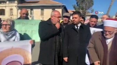  - Filistinliler Mescid-i Aksa imamı için protesto gösterisi düzenledi
