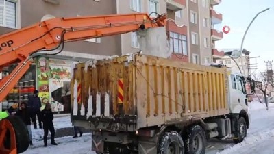 kar yiginlari -  Van’da karla mücadelede ‘Amkodor 37’ dönemi  Videosu