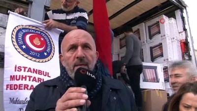 yardim kampanyasi -  İstanbullu muhtarlardan Elazığ’a yardım yağdı Videosu