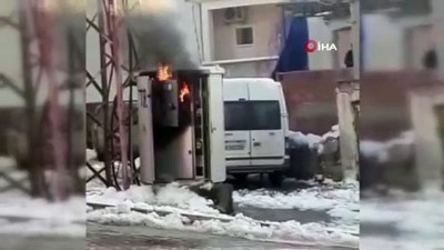  Siirt’te trafo yangını paniğe neden oldu 