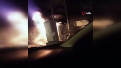  Taksi durağında yangın 