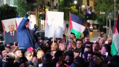 Filistinliler Trump'ın sözde Orta Doğu barış planını protesto etti