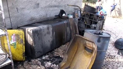yakit tanki -  Oto yıkamacı görünümlü kaçak akaryakıt istasyonu  Videosu