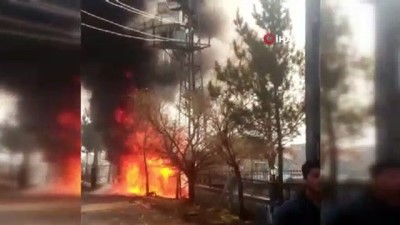  Siverek'te korkutan trafo yangını