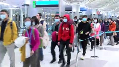 corona virusu -  Türk Hava Yolları ekipleri Çin uçuşlarında maske takmaya başladı  Videosu