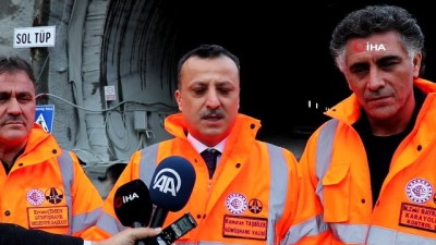 tunel insaati -  Dev projenin üçte ikisi tamamlandı  Videosu