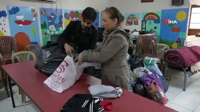  İlkokul öğrencilerinden İdlib’e kışlık kıyafet yardımı
