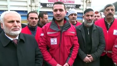  Ağrı’da toplanan yardımlar deprem bölgesine gönderildi 