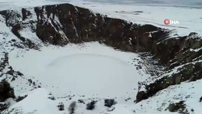 buz tutan gol -  Anadolu’nun nazar boncuğu 'Kızılçan gölü' adeta gözden kayboldu  Videosu