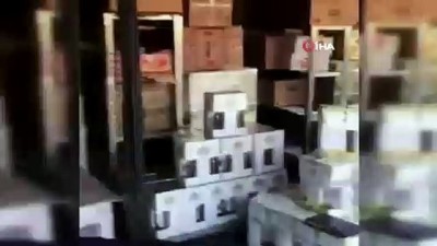 Bodrum’da bir otelin deposunda 7 bin şişe sahte içki ele geçirildi 